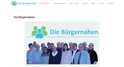Desktop Screenshot of diebuergernahen.de